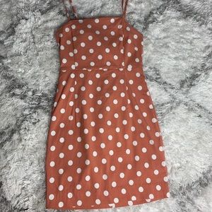 Forever 21 Pink Polka Dot Dress Size S